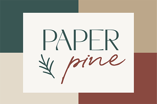 Paper and Pine Logo